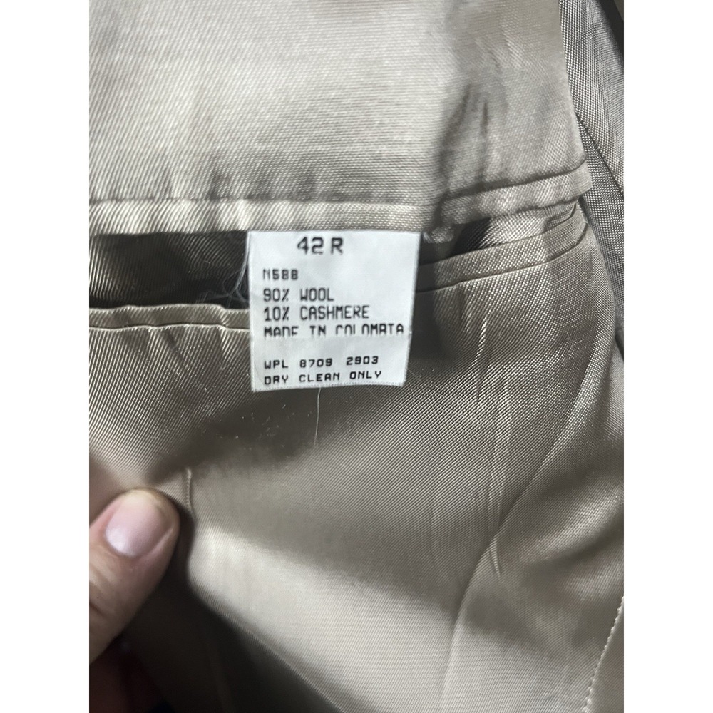 Men's Nautica Gray Blazer Wool & Cashmere 3 Button‎ Sport Coat 42R - Picture 11 of 16